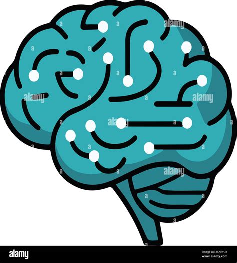 Human brain network artificial Stock Vector Images - Alamy