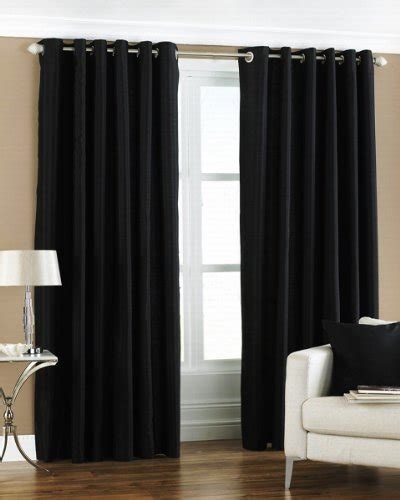 Buy Exporthub 2 Piece Eyelet Polyester Long Door Curtain Set - 9ft ...