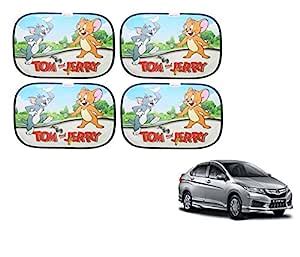 Flying On Wheels Tom n Jerry Car Window Sunshades For Honda City-New ...