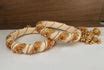 Golden Rajwadi Chuda Bangles - Luxurionworld