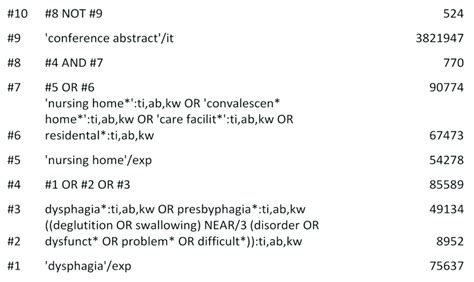 Embase Search Tips 的图像结果
