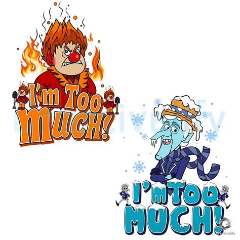 Miser Brothers Christmas PNG Matching Im Too Much File - CreativeLify