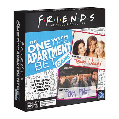 Spin Master Games Friends TV Show, The One with the Apartment Bet Party ...
