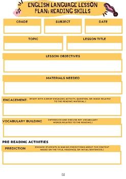 Image result for Reading Skills Lesson