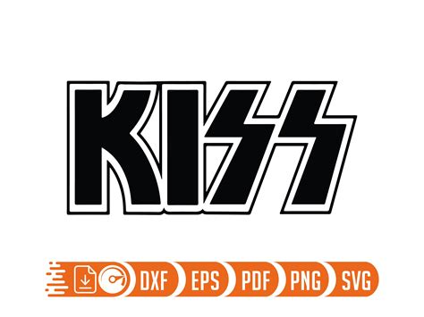 Beso Png Kiss Band Logo Svg Digital Clipart Descarga digital - Etsy México