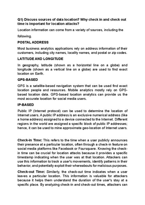 SMA-CPY - SMA-CPY - Q1) Discuss sources of data location? Why check in ...