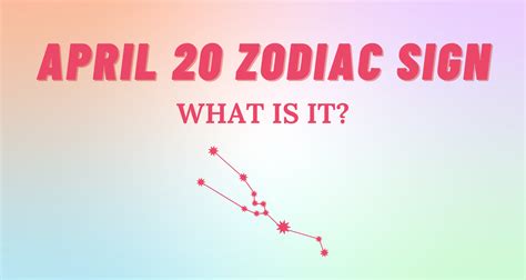 April 20 Zodiac Sign Explained | So syncd