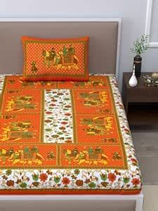 KOUNDAL Rajasthani Jaipuri Traditional Sanganeri Elephant Print 144 TC ...