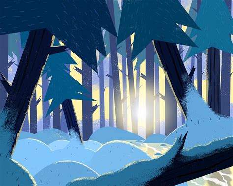 Download wallpaper 1280x1024 forest, snowdrifts, snow, rays, sun, art ...