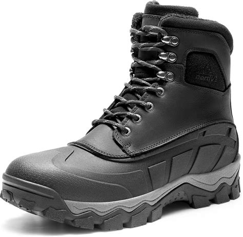 Amazon.com | NORTIV 8 Mens Winter Boots Insulated Waterproof Snow ...