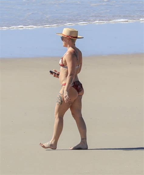 Pink in Bikini at Byron Bay, July 2018 • CelebMafia