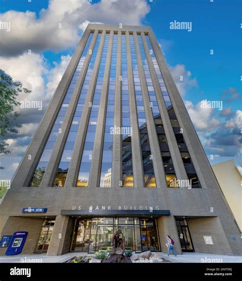 Unique perspective view of US Bank Building in downtown Boise Idaho ...