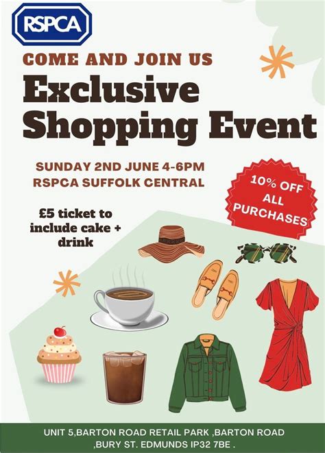 Exclusive Shopping Experience , RSPCA Bury St Edmunds Charity Shop ...