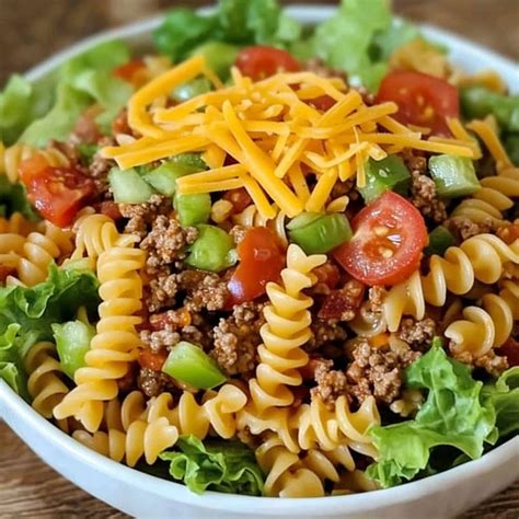 Taco Pasta Salad Delight