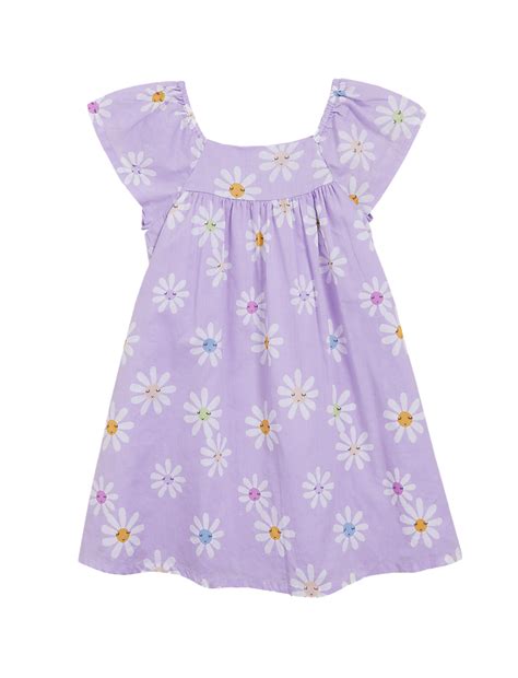 Buy Pure Cotton Daisy Print Dress (2-7 Yrs) at Marks & Spencer