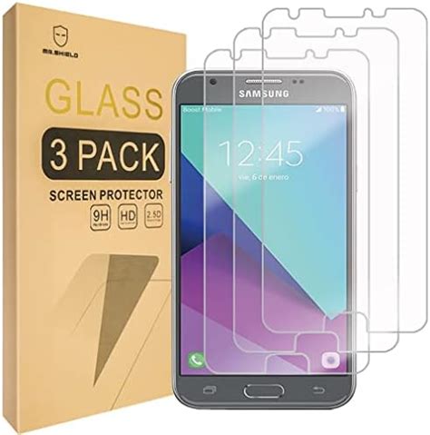 Mr Shield [3-Pack]- Mr Shield for Samsung Galaxy J3 Luna Pro [Tempered ...