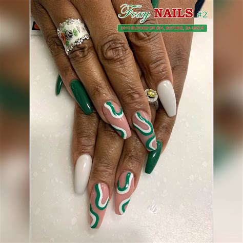Welcome to Foxy Nails #2 | Suggest Green Nail Ideas | Hot trend 2023 | Creative Nails World