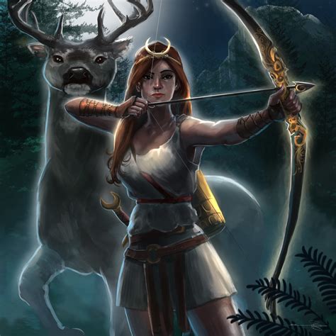 Artemis Goddess Of Wild Animals And Protector Of Women
