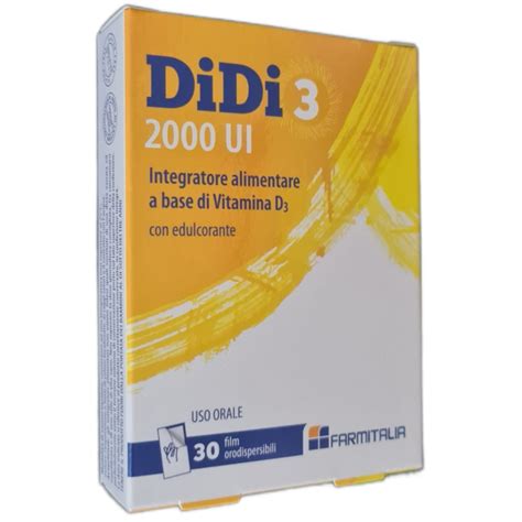DiDi 3 2000 IU 30 Orodispersible Films - Loreto Pharmacy