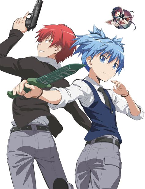 Assassination Classroom Characters, Karma Akabane, Kayano Kaede, Taiga ...