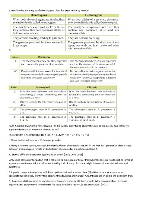 1 - nnnnnnnnnnnmm,, - 1 the advantages of selecting pea plant for ...