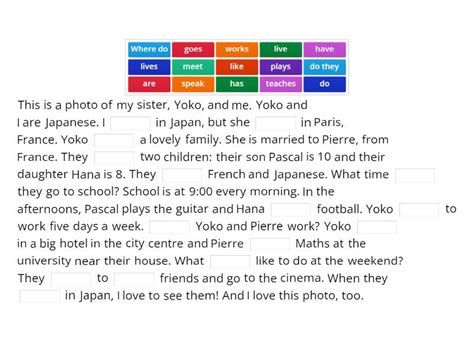 Image result for Texto Simple Present