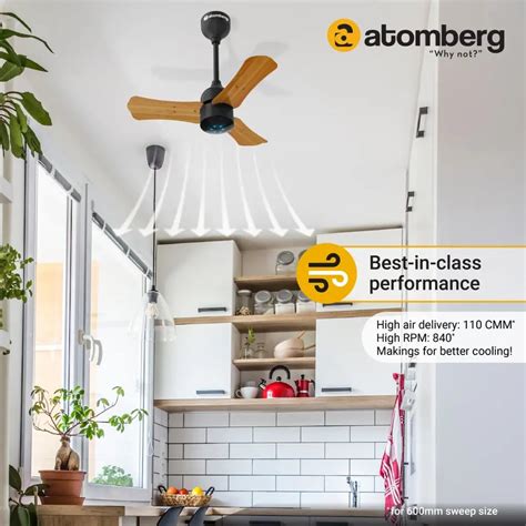 Atomberg Renesa+ 600 mm BLDC Ceiling Fan with Remote Control – Better Home