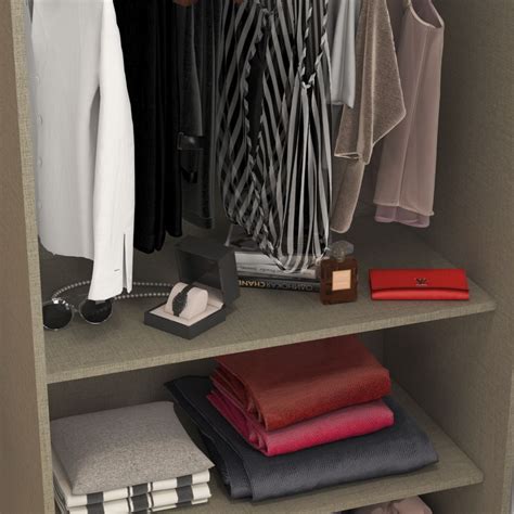 A 2-Door Wardrobe In A Light Grey Finish – Qarpentri
