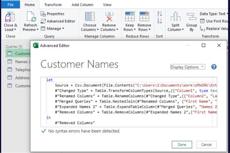 Power Query in Visual Basic .Net 的图像结果