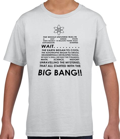 The Big Bang Theory Lyrics Childrens T-shirt - Etsy