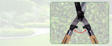 Sharpex Heavy Duty Hedge Shear with Sharp Blade, Spring Loaded Fuction ...