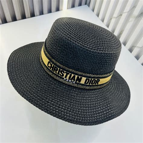 Christian Dior Unisex Black Beach Hat - TheLuxuryTag