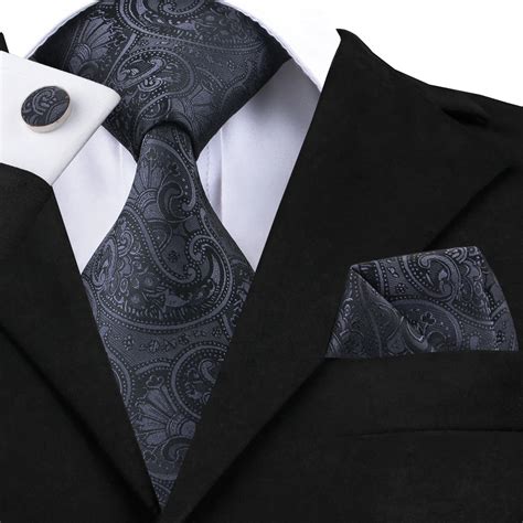 Aliexpress.com : Buy C 1494 Hi Tie Silk Formal Mens Ties Luxury Black ...
