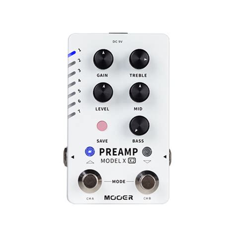 Mooer Preamp Model X- X2 Digital Preamp Pedal – Stompbox.in
