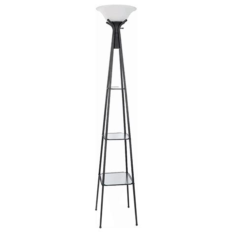 Lark Manor™ Gianni 70'' Charcoal Black Torchiere Floor Lamp | Wayfair