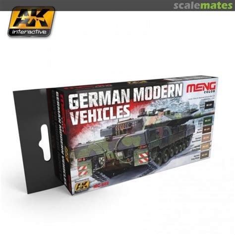 German Modern Vehicles MC-802, MC-802 Acrylic | Meng Color | 6x 17ml