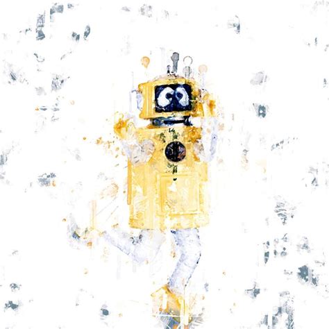 Cartoon Yo Gabba Gabba Plex Dance Move character painting watercolor ...