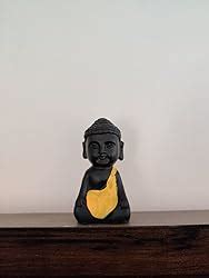 Buy JaipurCrafts Child Monk Showpiece - 10.5 cm (Polyresin, Multicolor ...