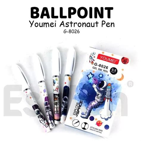 Jual Pulpen YOUMEI GP-8026 Astronot (12pc) | Shopee Indonesia