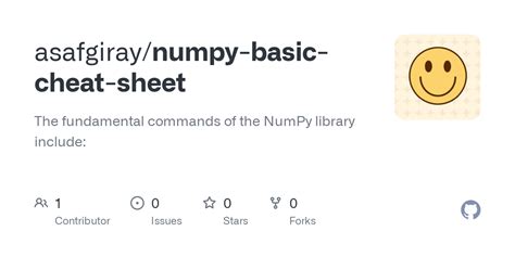 Image result for Numpy Library Python Cheat Sheet