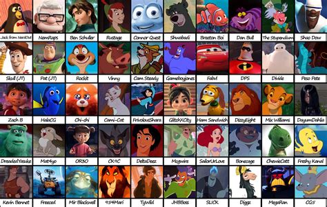All Disney And Pixar Characters
