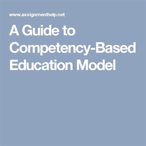 Image result for Competency Based Model
