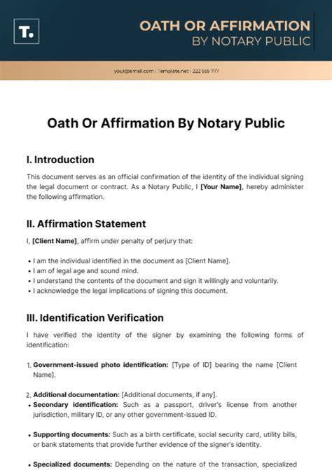 Image result for Notarized Document Example