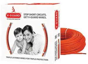 V-Guard EFI 1 sq/mm Red 90 m Wire Price in India - Buy V-Guard EFI 1 sq ...