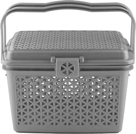 Cello Knits Style Plastic Basket (Pink) & Cello Medico Small First Aid ...