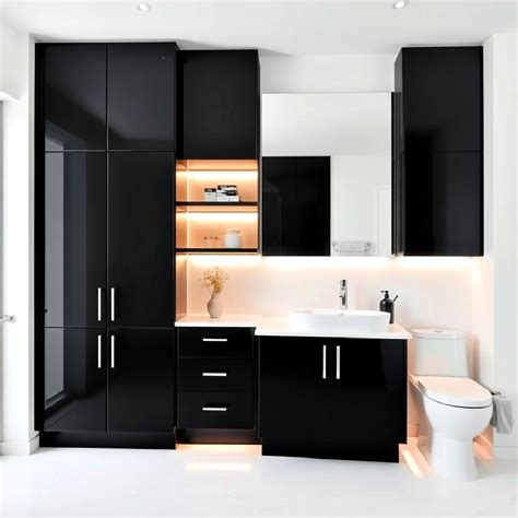 25 Bathrooms with Black Cabinets To Upgrade Your Design