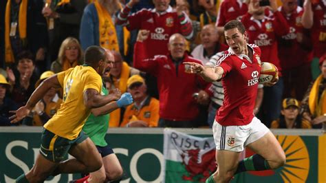 British and Irish Lions: George North sorry for try celebration | Rugby ...