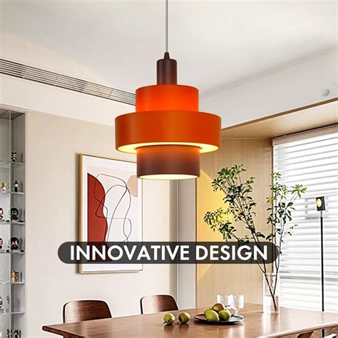 Buy Lampe House Tubular Pyramid Pendant Light 4-Layers Foldable ...