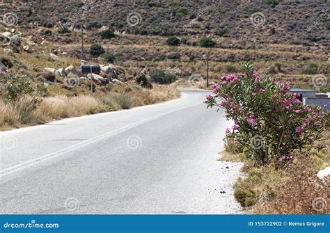 Greek rural landscape stock photo. Image of blue, island - 153722902