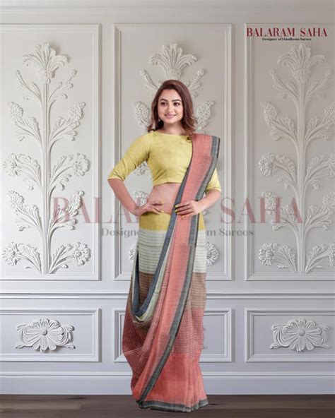 Everyday Elegance: Multicolor Soft Mul Cotton Saree | Balaram Saha